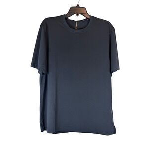 LEG3ND Mens Active Tee Short Sleeve Crewneck Workout Shirt Black Large